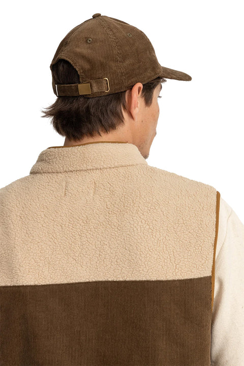 Rhythm Awake Cord Cap - Bark- Back view on model