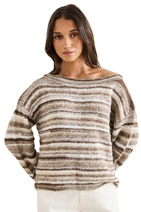 Rhythm Baklava Knit - Sand- Front