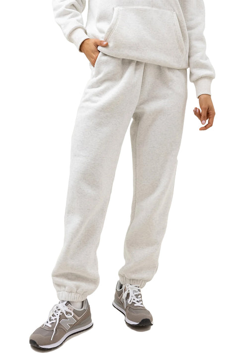 Rhythm Basic Track Pant - Grey Marle