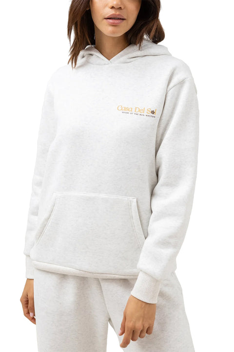 Rhythm Casa Del Sol Hooded Fleece - Grey Marle