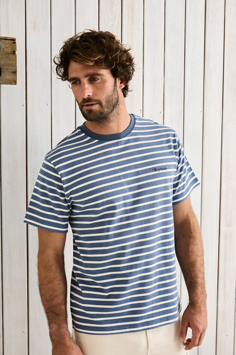 Rhythm Chasm SS T-Shirt - Multi Blue- Front