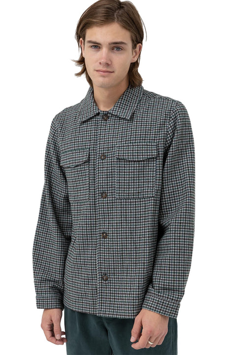 Rhythm Check Overshirt - Pacific
