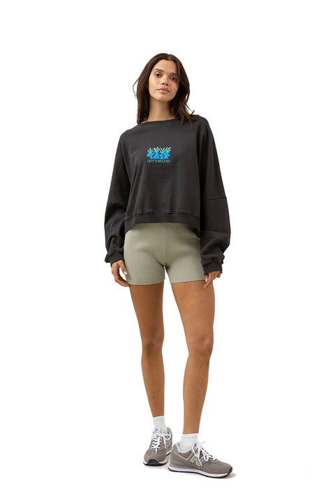 Rhythm Del Palmas Slouch Fleece - Black - Full