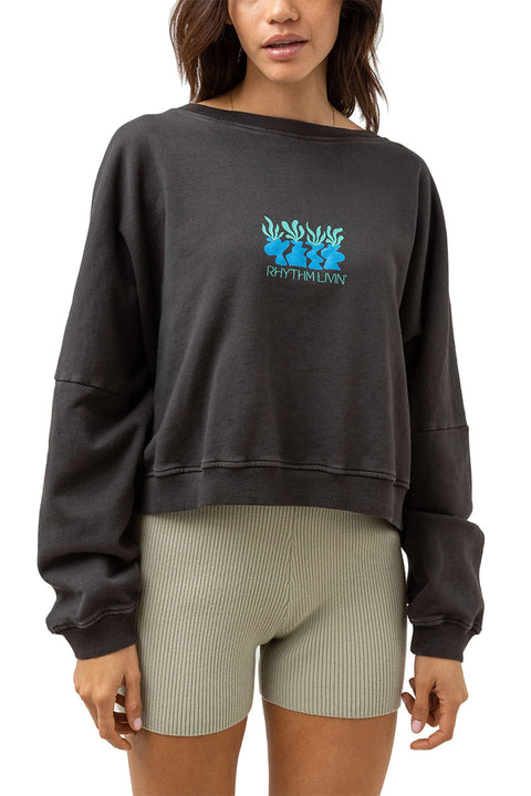 Rhythm Del Palmas Slouch Fleece - Black