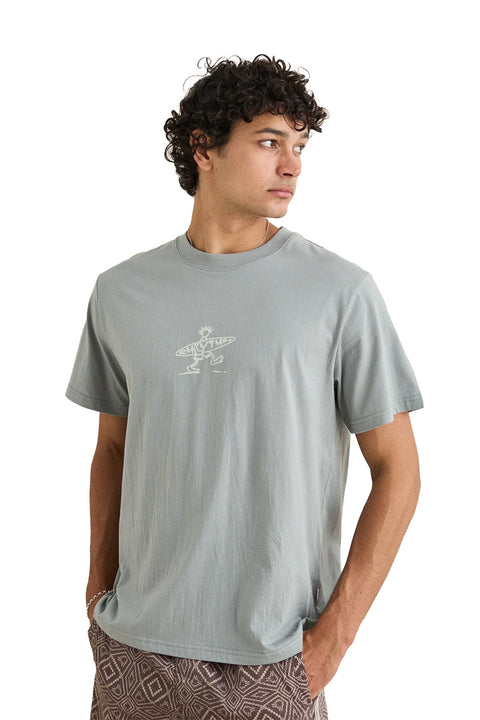 Rhythm Drifter S/S T-Shirt - Seafoam- Front