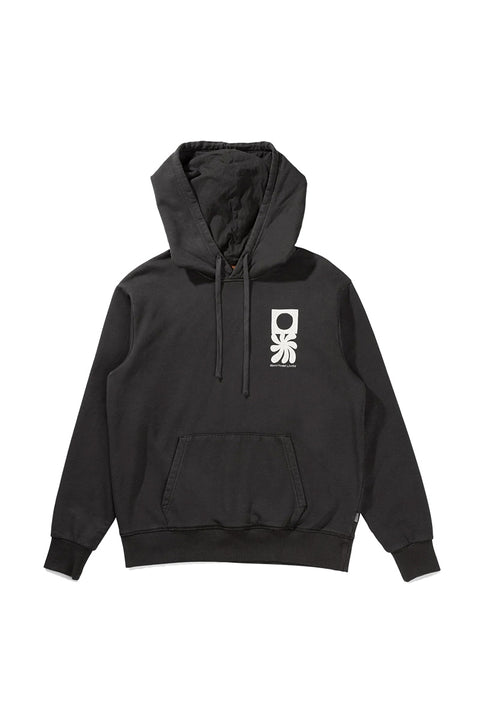 Rhythm Flora Vintage Fleece Hoodie - Vintage Black - No Model