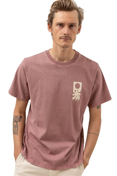 Rhythm Flora Vintage SS T-Shirt - Guava