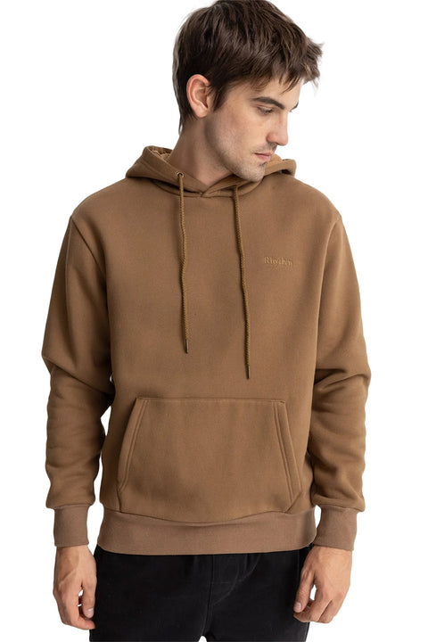 Rhythm Heavyweight Fleece Hoodie - Tobacco