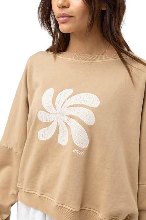 Rhythm Isle Boyfriend Fleece - Incense - Closeup
