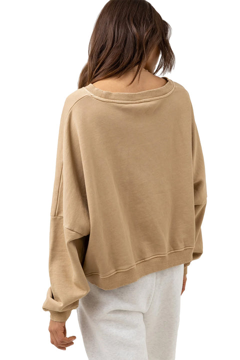 Rhythm Isle Boyfriend Fleece - Incense - Back