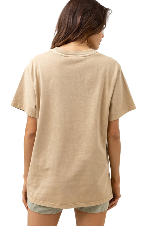Rhythm Isle Boyfriend Tee - Incense - Back