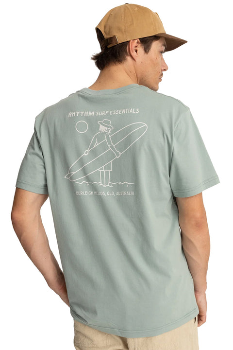 Rhythm Lull SS T-Shirt - Seafoam- Back view