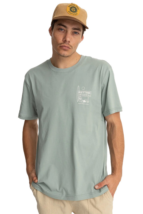 Rhythm Lull SS T-Shirt - Seafoam- Front view