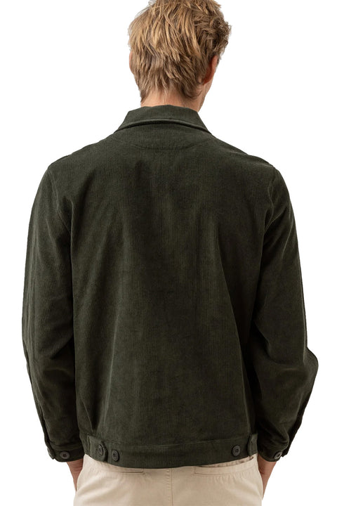 Rhythm Mechanic Cord Jacket - Olive - Back