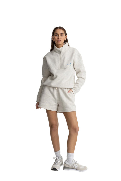 Rhythm Palma 1/4 Zip Fleece - Grey Marle - Full