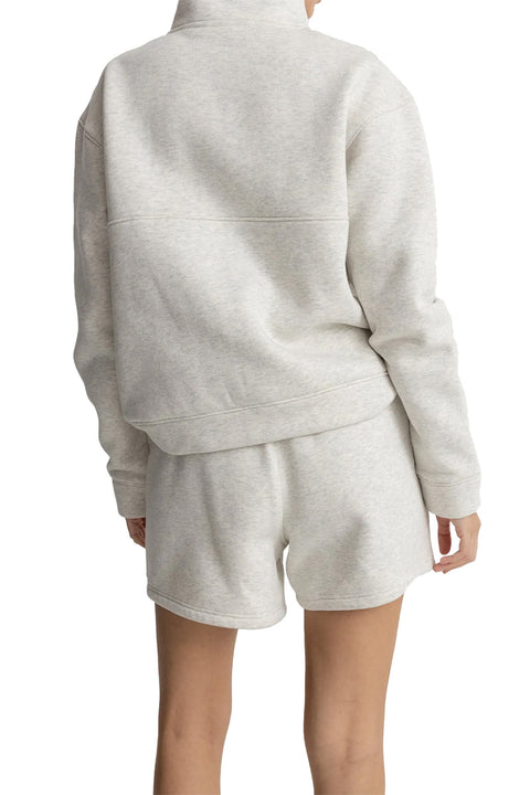 Rhythm Palma Fleece Short - Grey Marle - Back