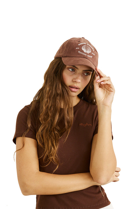 Rhythm Sandy Beach Cap - Chocolate- Front
