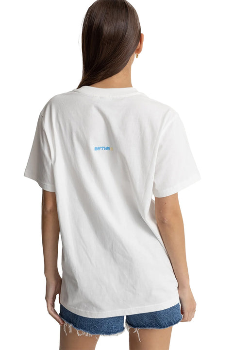 Rhythm Seacrest Boyfriend Tee - Vintage White - Back