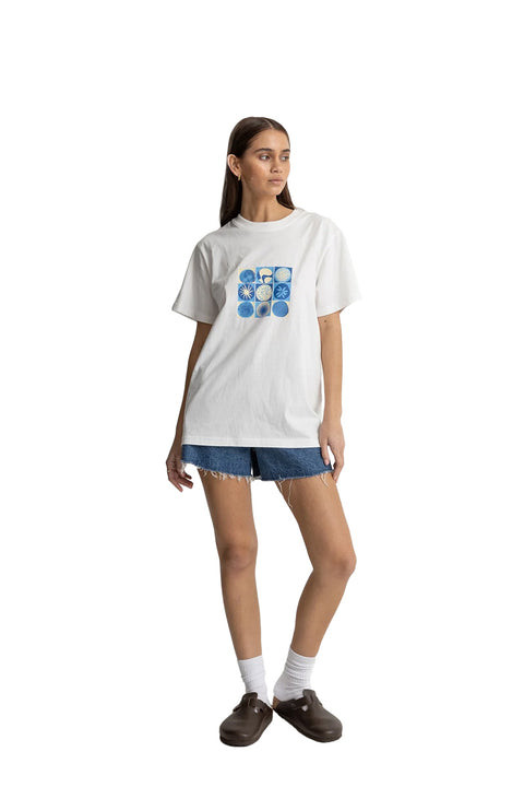Rhythm Seacrest Boyfriend Tee - Vintage White - Full