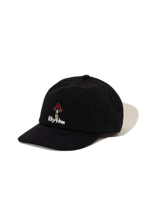 Rhythm Shroom Cap - Black- Front view