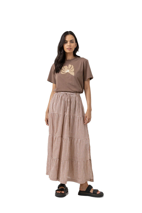 Rhythm Sierra Boyfriend Tee - Chocolate - Full