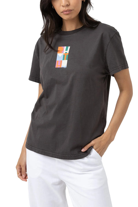 Rhythm Stacked Band Tee - Black