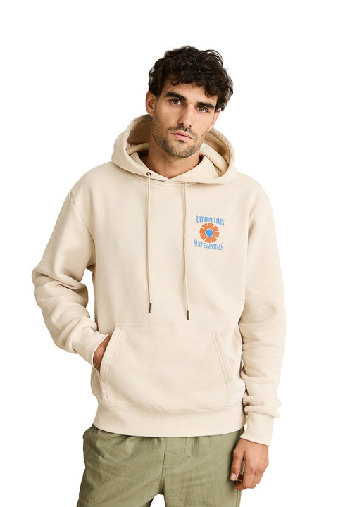 Rhythm Surf Essentials Fleece Hoodie - Moonrock- front