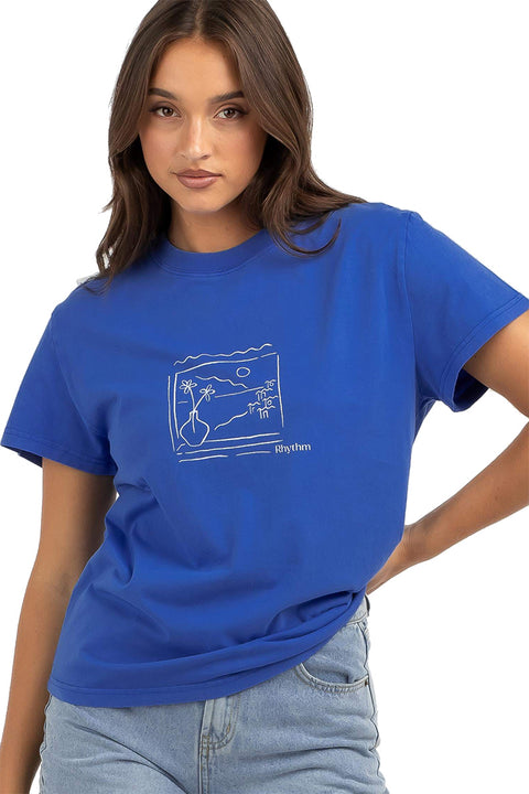 Rhythm Views Band T-Shirt - Blue
