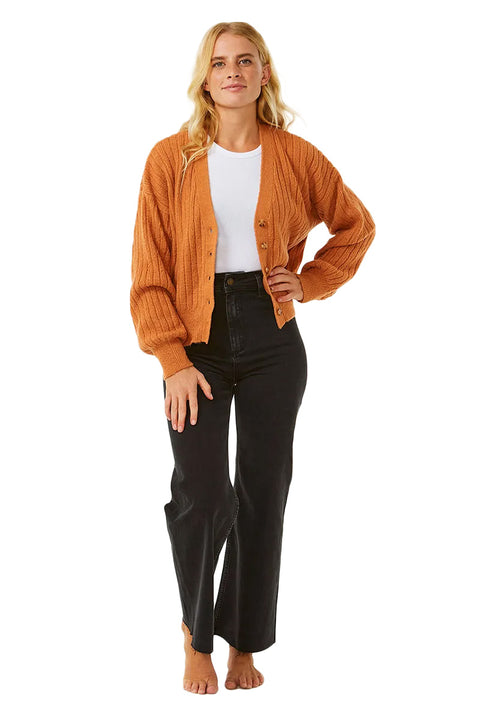 Rip Curl Afterglow Cardigan - Clay - Full