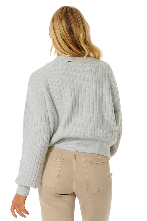 Rip Curl Afterglow Cardigan - Light Grey Heather