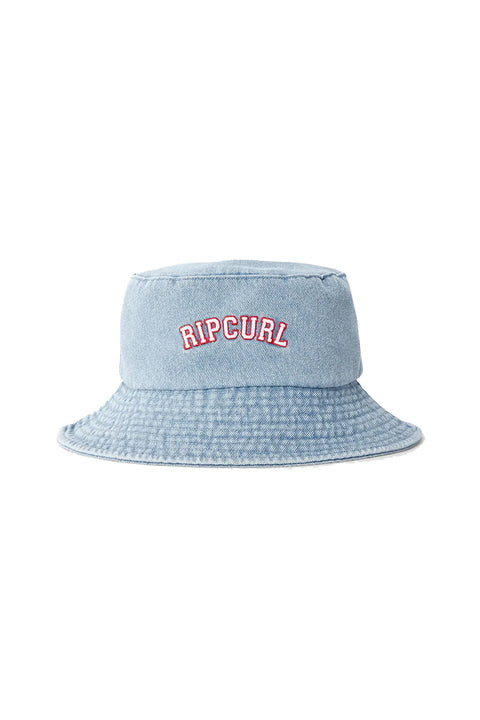 Rip Curl Americana UPF Bucket Hat - Mid Blue- Front view