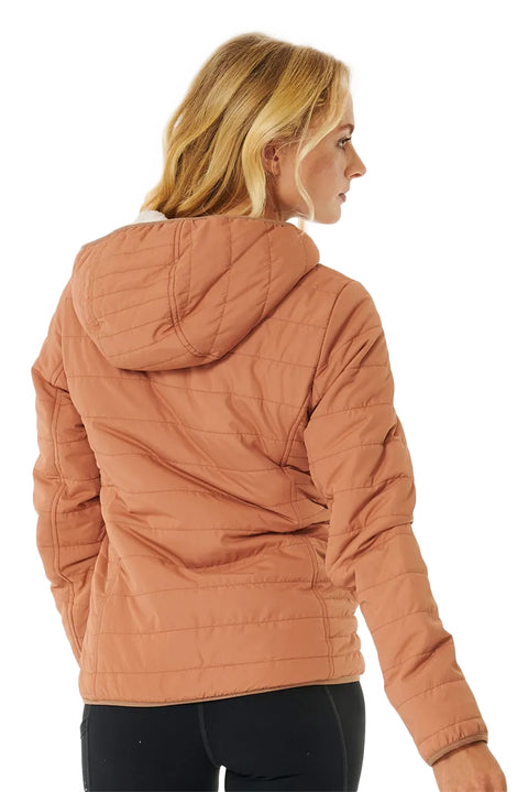 Rip Curl Anti-Series Anoeta Classic Jacket - Light Brown - Back