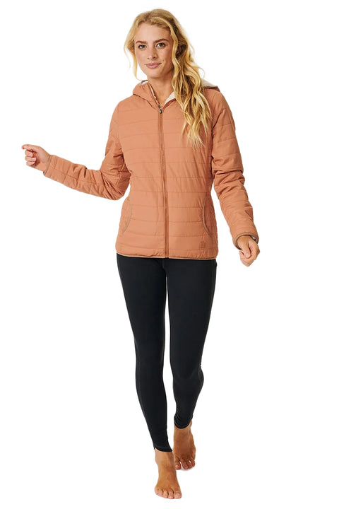 Rip Curl Anti-Series Anoeta Classic Jacket - Light Brown - Full