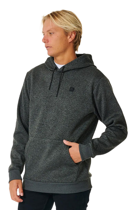 Rip Curl Anti Series Crescent Hoodie - Black Marle - 2