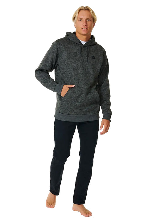 Rip Curl Anti Series Crescent Hoodie - Black Marle - Full