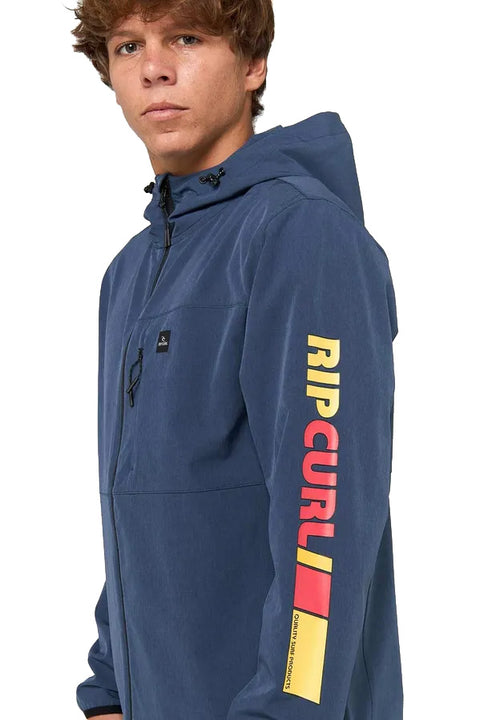 Rip Curl Anti Series Elite Jacket - Washed Navy - Side