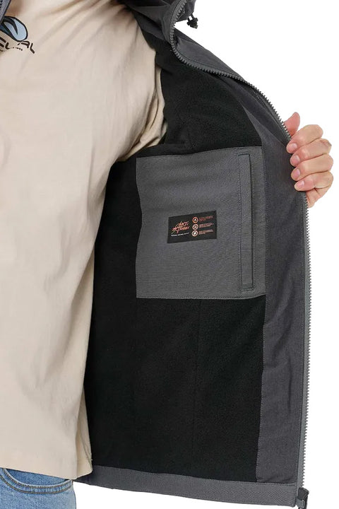 Rip Curl Anti Series Elite Lined Jacket - Black Marle - Interior Pocket