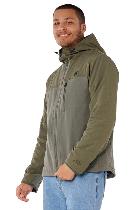 Rip Curl Anti Series Elite Lined Jacket - Deep Cactus- Side