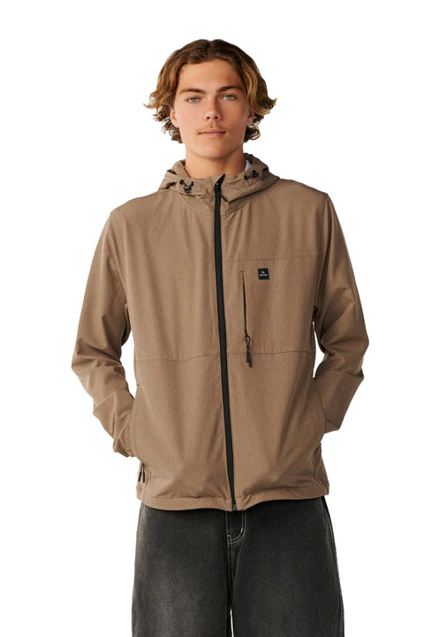 Rip Curl Anti Series Elite Jacket - Walnut- Front