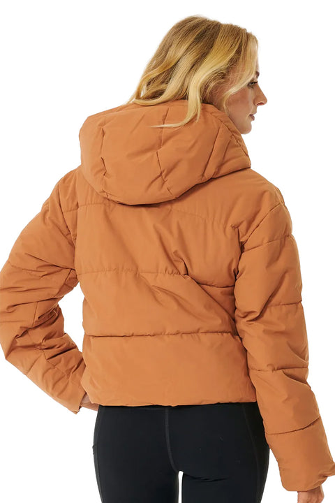 Rip Curl Anti-Series Tidal Jacket - Light Brown - Back