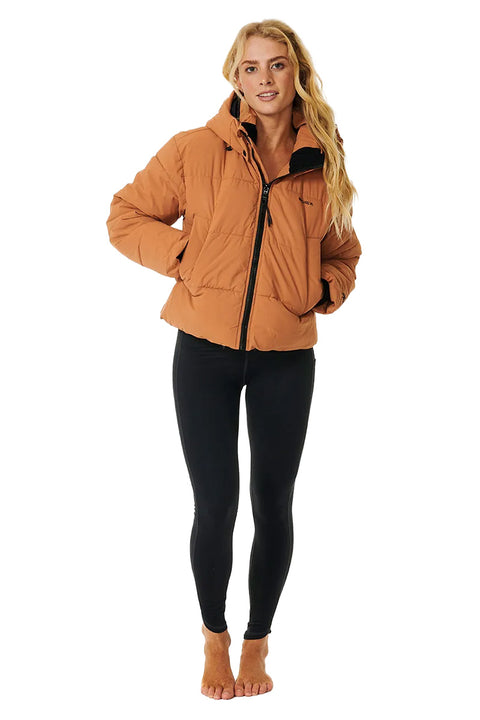 Rip Curl Anti-Series Tidal Jacket - Light Brown - Full