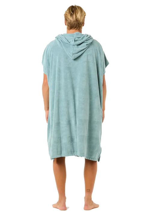 Rip Curl Brand Hooded Towel - Blue Lagoon- Back