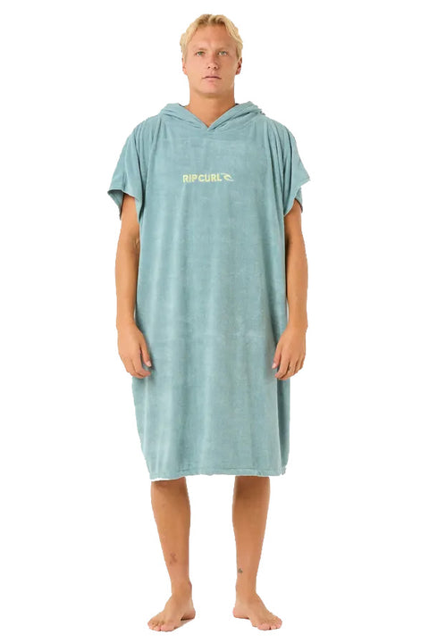 Rip Curl Brand Hooded Towel - Blue Lagoon- Front