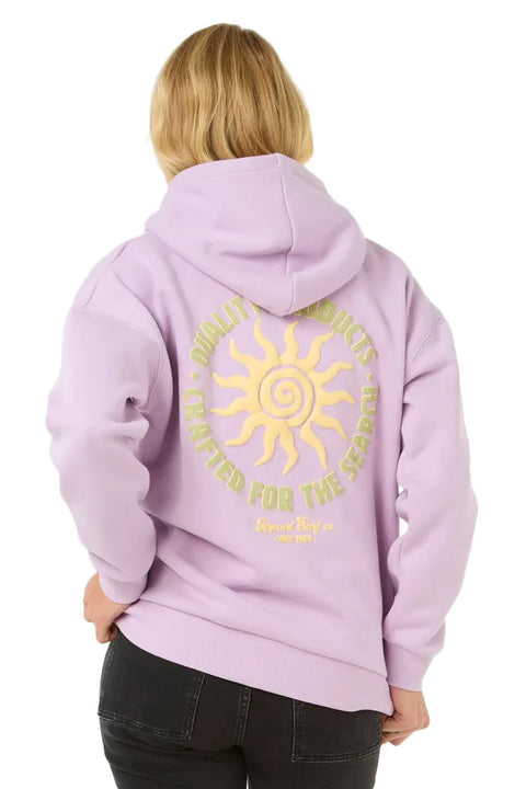 Rip Curl Cala Band Heritage Hoody - Lilac- Back