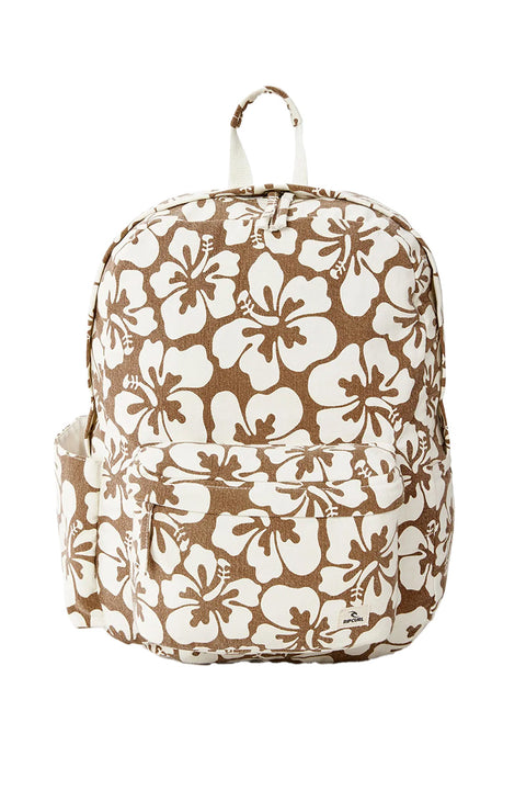 Rip Curl Cavnas 18L Backpack - Brown / Off White- Front view