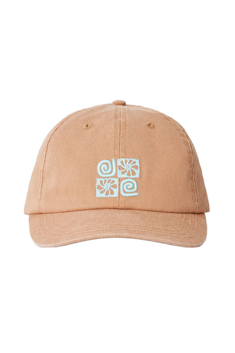 Rip Curl Celestial Sun 6 Panel Cap - Light Brown - Front