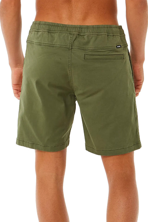 Rip Curl Classic Surf 19" Volley Short - Dark Olive- Back close up