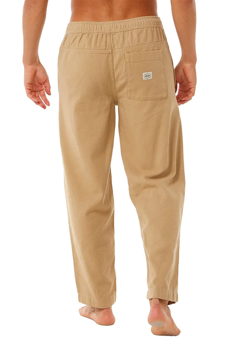 Rip Curl Classic Surf Beach Pant - Khaki- Close up of back