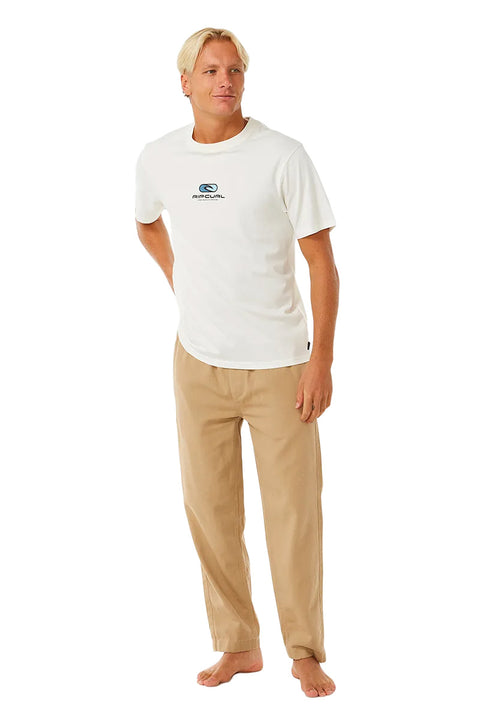 Rip Curl Classic Surf Beach Pant - Khaki- Full model view of front