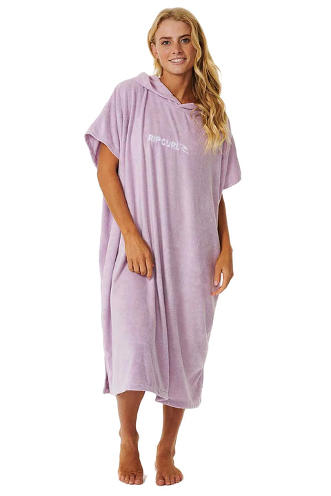 Rip Curl Classic Surf Hooded Towel - Lilac - Hood Off